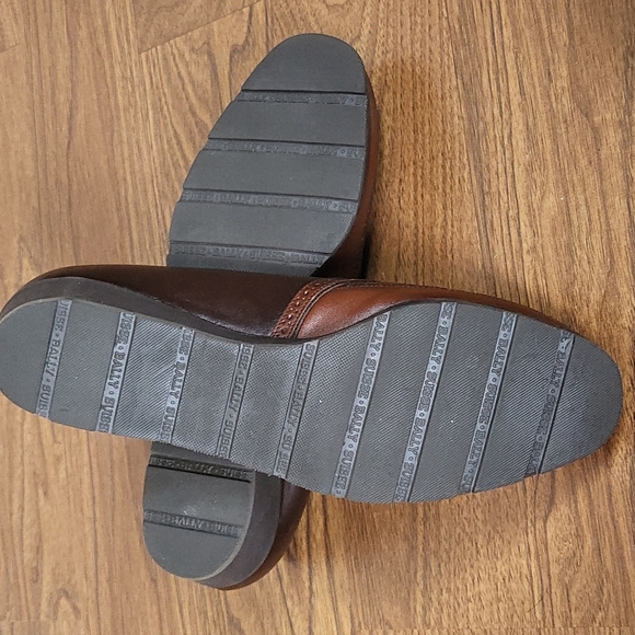 BALLY Wedge Leather Oxford Teo Toned Mahogany/Espresso - Picture 9 of 12